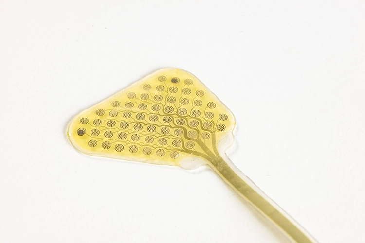 Close view of the Cortigent electrode array